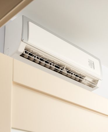 AC tune-up coil cleaning on a Tulsa air conditioner